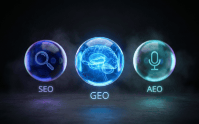 Marketero Geek | Agencia SEO y Marketing Digital en Tijuana 7 ¿Cuál es la diferencia entre SEO, GEO y AEO? La guía que ningún marketer puede ignorar en 2026