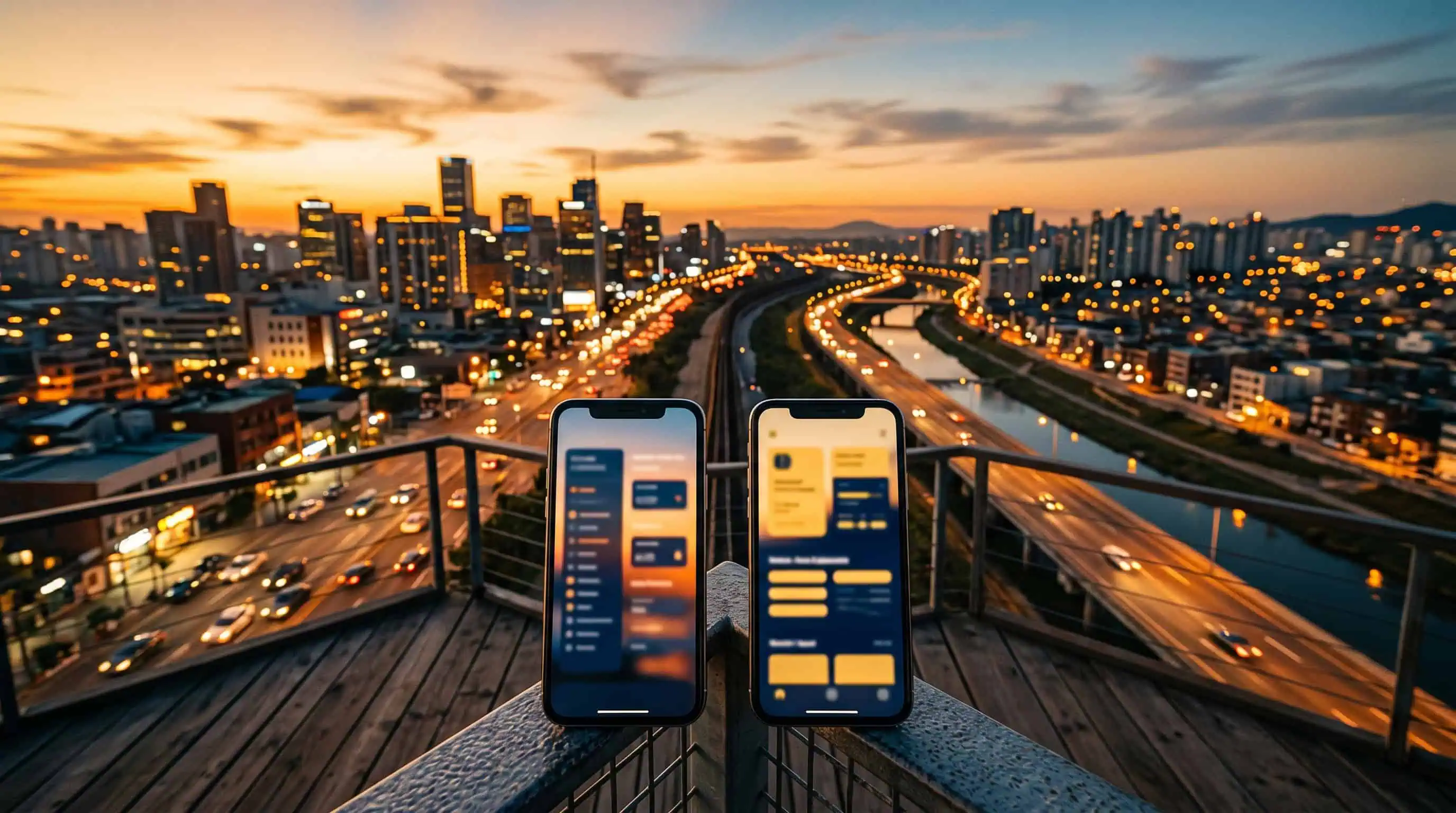 Concepto de marketing cross-border Tijuana San Diego con contenido bilingüe generado con IA