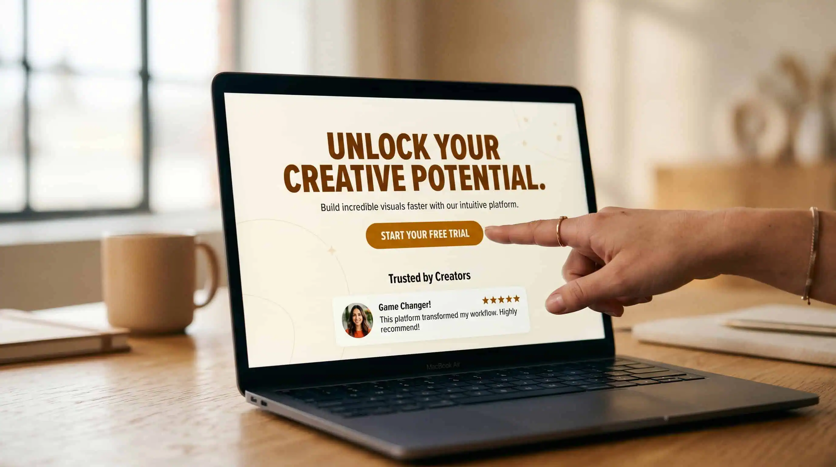 ¿Cómo diseñar páginas web efectivas? 1 Pantalla mostrando los elementos de una página web que aumentan la conversión