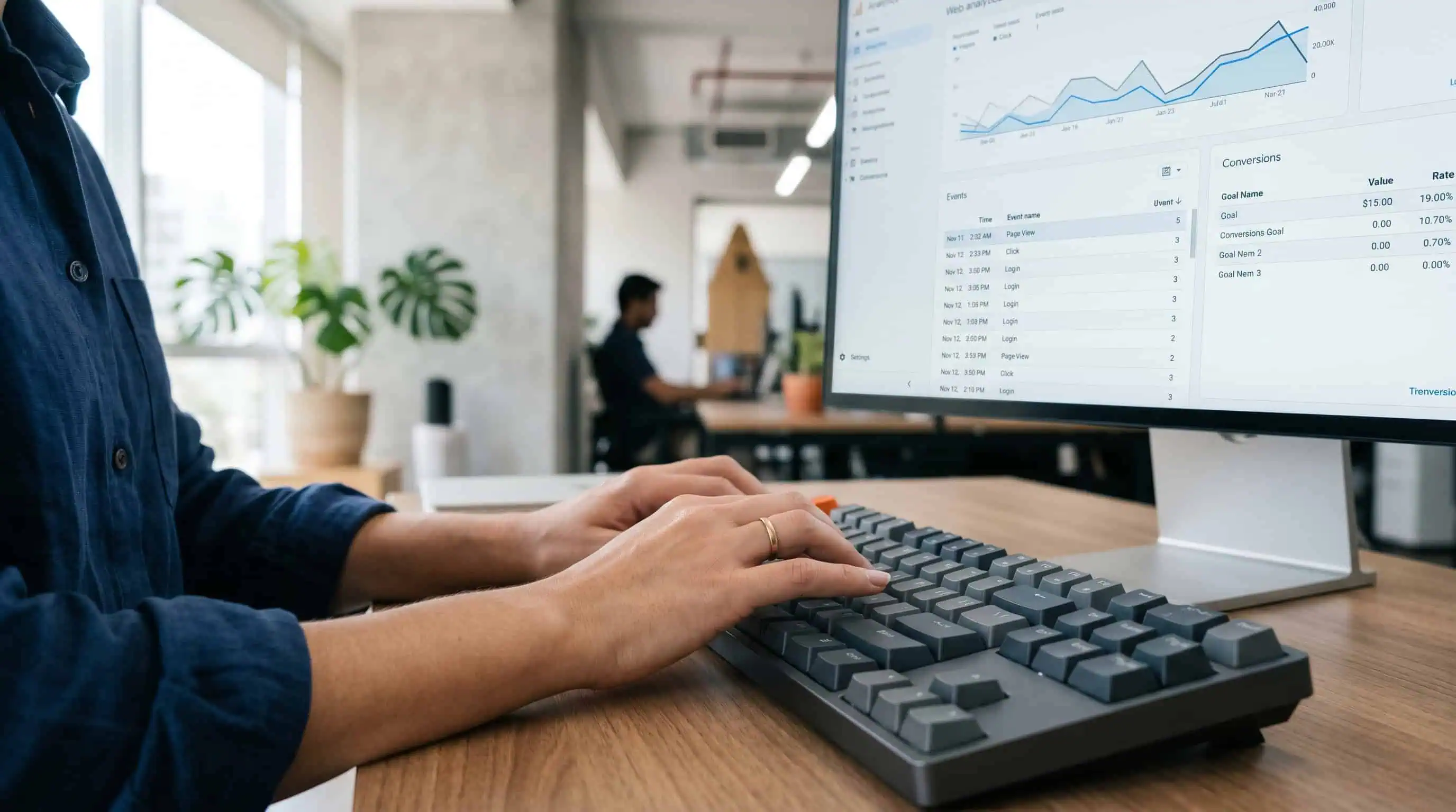 Medición y Análisis de Resultados Digitales: Claves para el Éxito Empresarial en la Era Digital 1 configuración de eventos clave para medir resultados digitales en analítica web