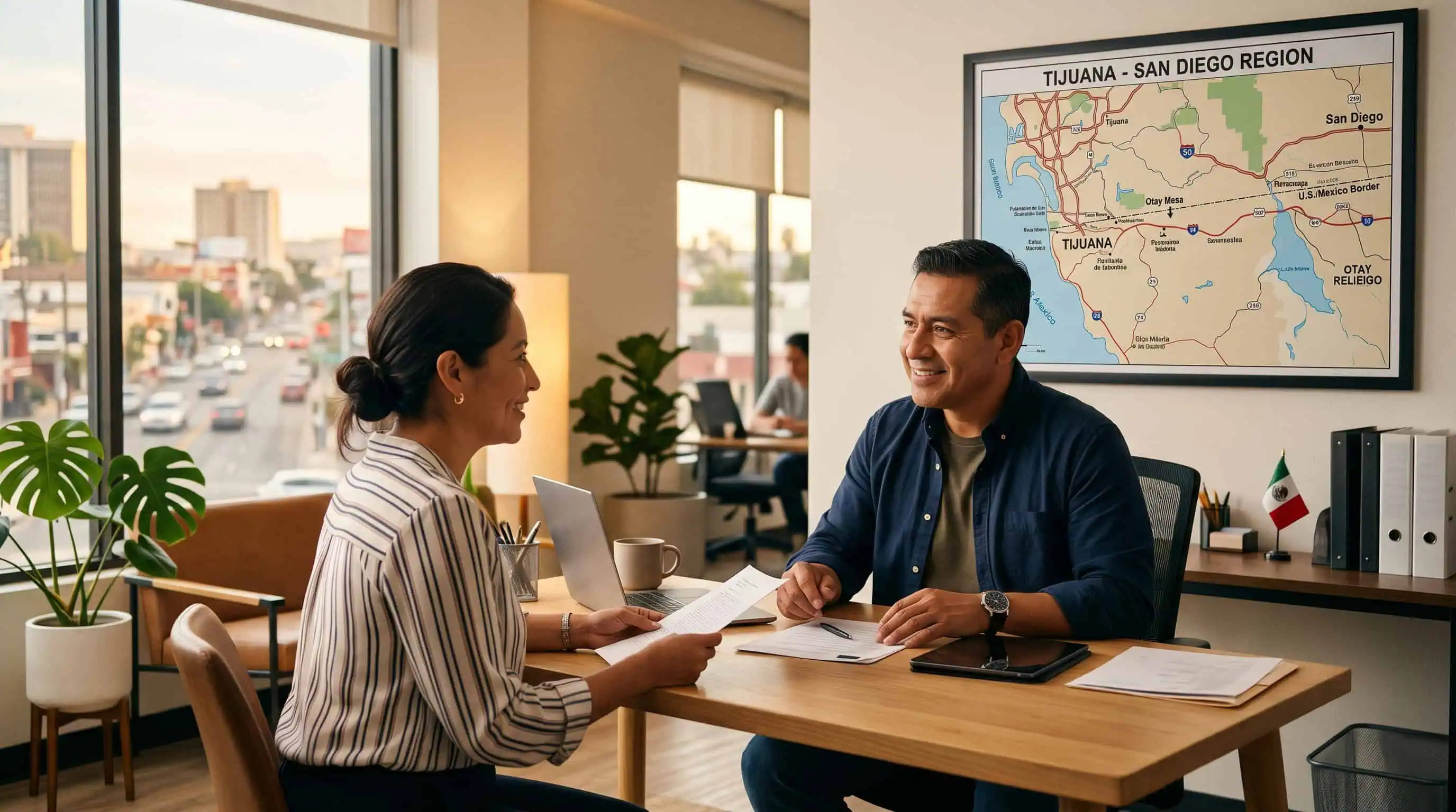 Negocio de Tijuana captando clientes cross-border de San Diego mediante su sitio web