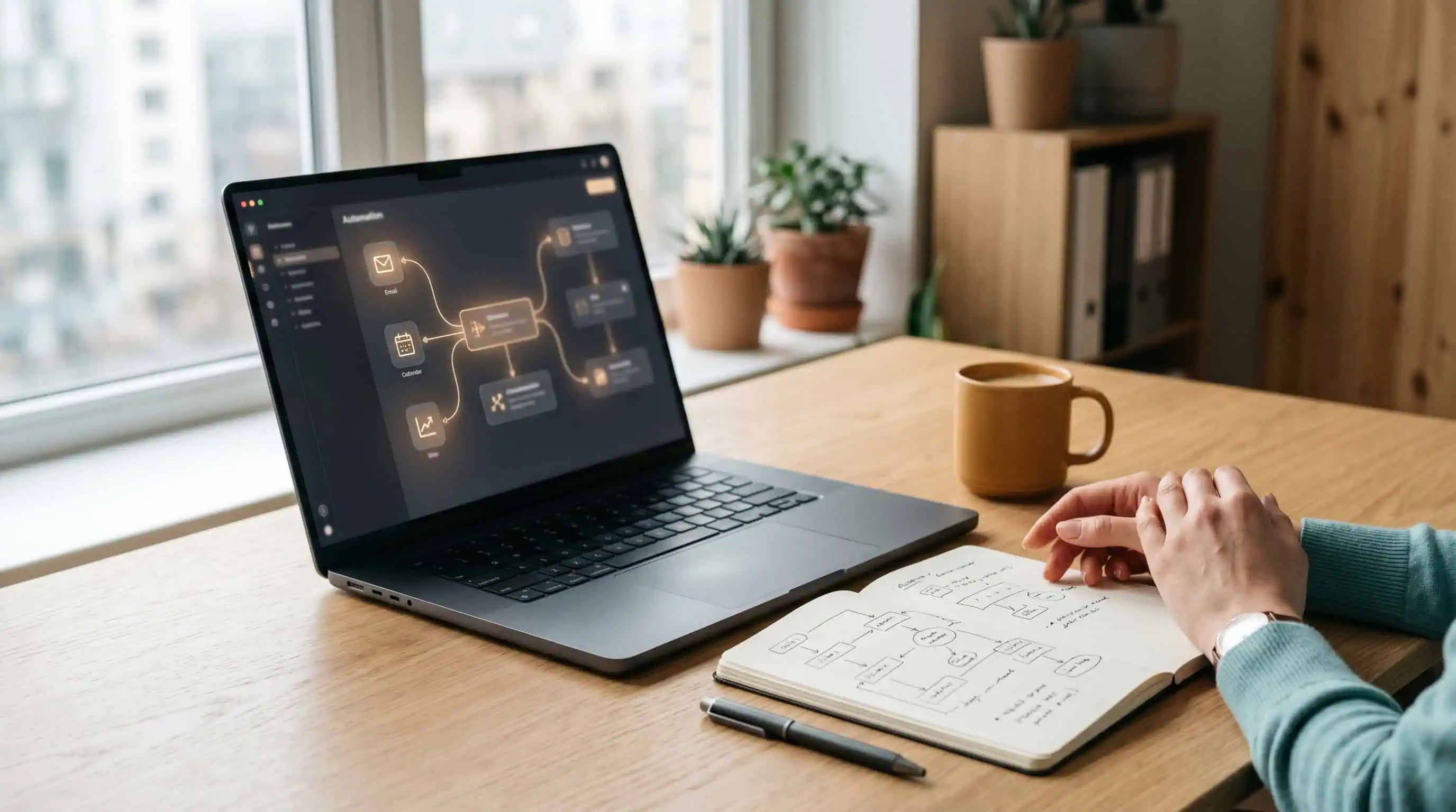 Marketing Digital para Pymes: Guía Completa para Destacar con Presupuesto Limitado 2 Pyme documentando un proceso antes de automatizar su marketing por email