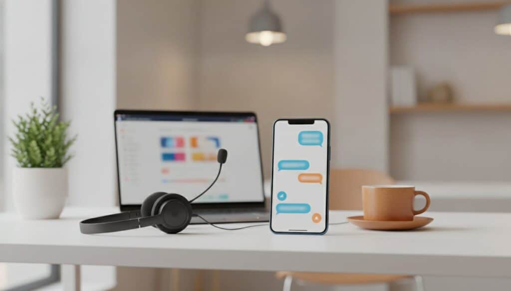 Chatbot con IA atendiendo a un cliente en el celular de un negocio en Tijuana