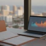 Marketing inmobiliario con IA en el corredor Tijuana San Diego: propuesta de inversion sobre un escritorio
